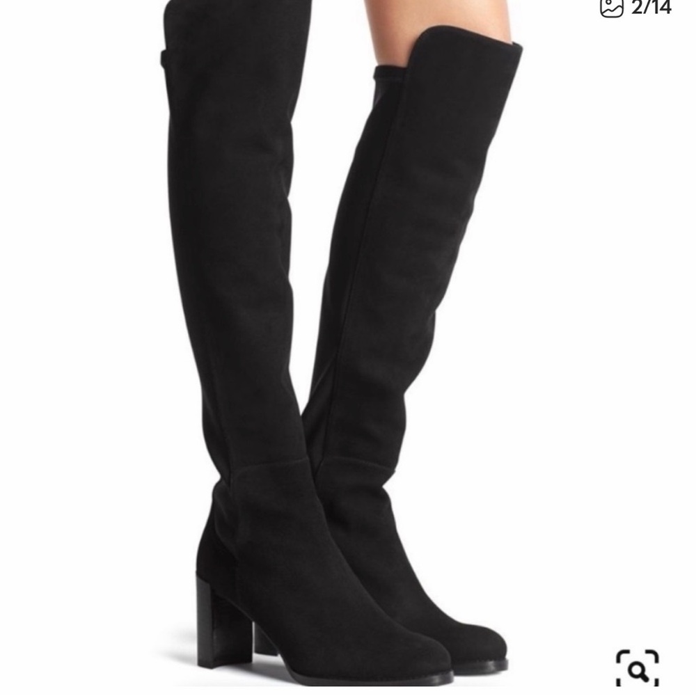 Stuart Weitzman Black Knee High Boots